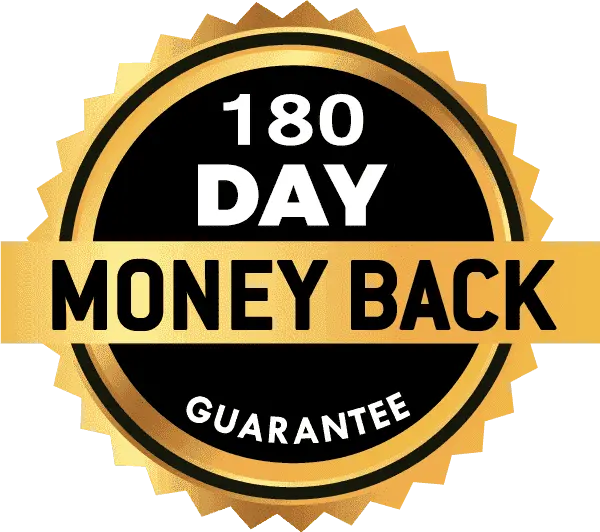 Neuro Surge 180-day money-back satisfaction guarantee