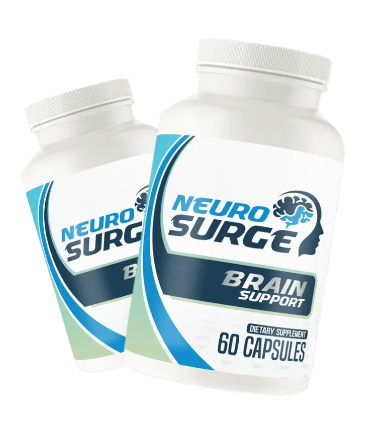 Two Neuro Surge bottles for brain health and focus