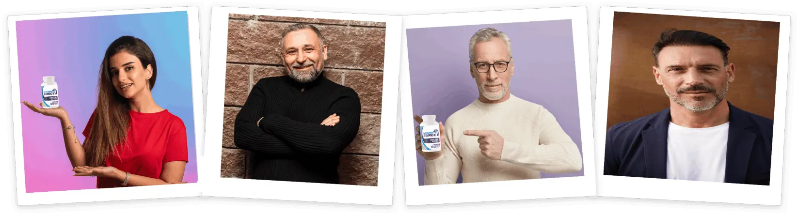 Customer holding Neuro Surge bottle